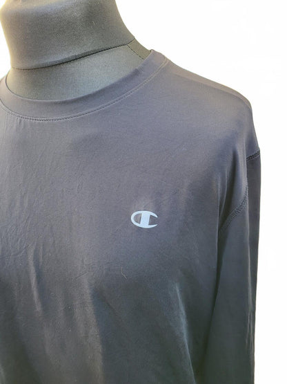 Champion Men's Black Long Sleeve Training Top - Size XL - Performance Base Layer