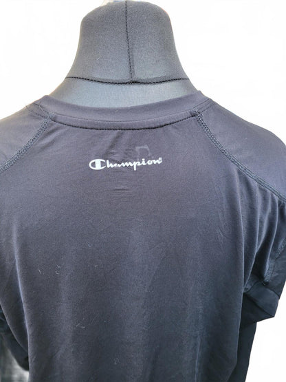 Champion Men's Black Long Sleeve Training Top - Size XL - Performance Base Layer