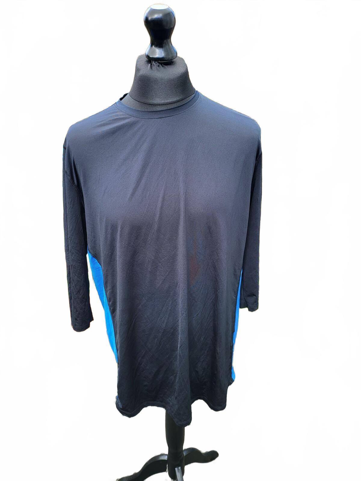 Under Armour Men’s XL Training Top - Black & Blue Performance Base Layer