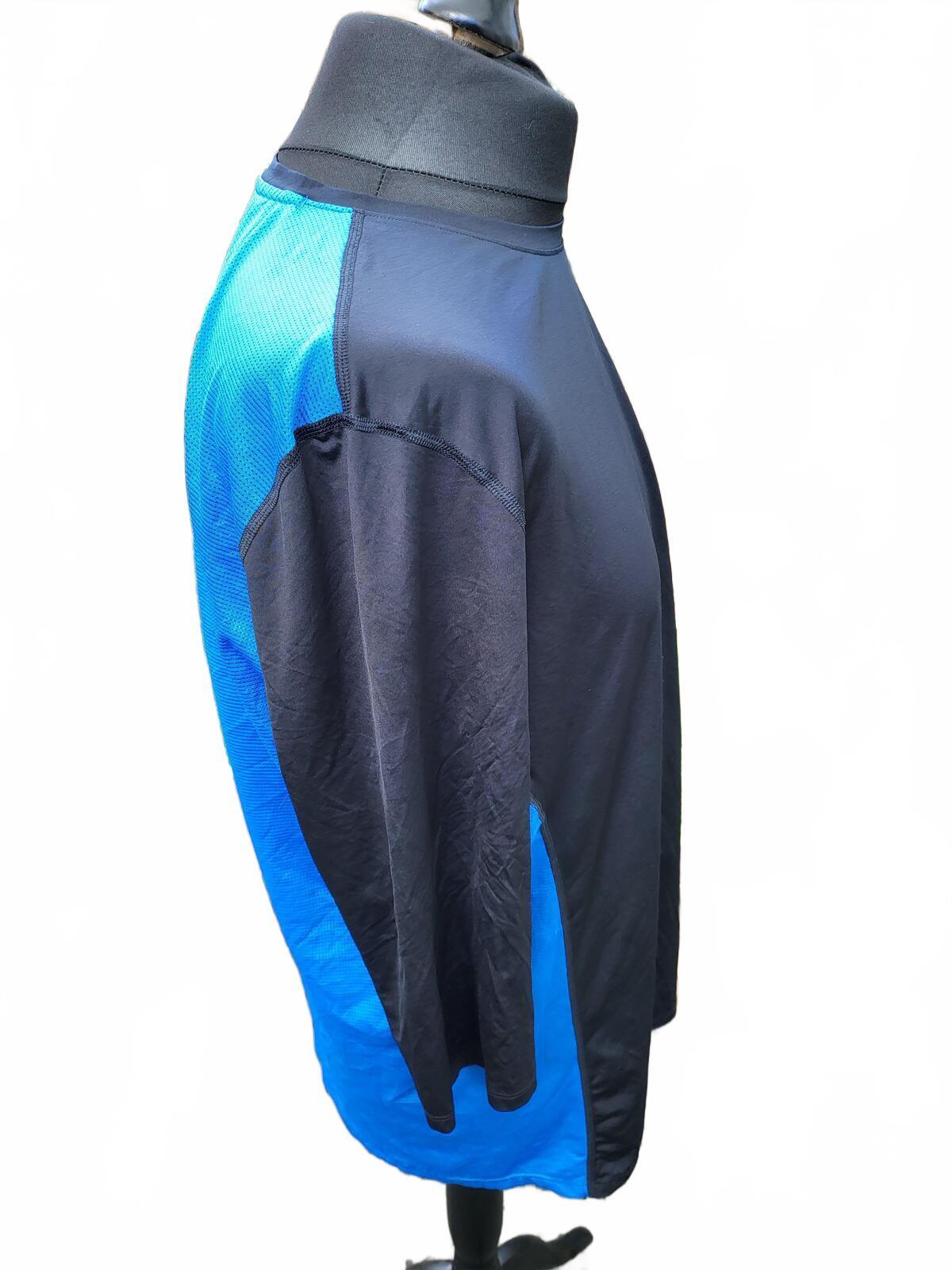 Under Armour Men’s XL Training Top - Black & Blue Performance Base Layer