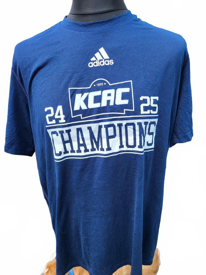 adidas KCAC Champions 24/25 Navy Graphic Tee - Men’s XL - College Sports Shirt