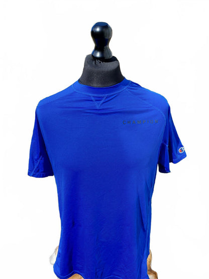 Champion Royal Blue Training Tee - Men’s Medium - Performance Gym Shirt
