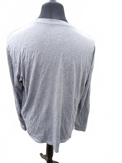 Nike Duquesne Lacrosse Long Sleeve Graphic Tee - Men’s XXL - Grey College Shirt