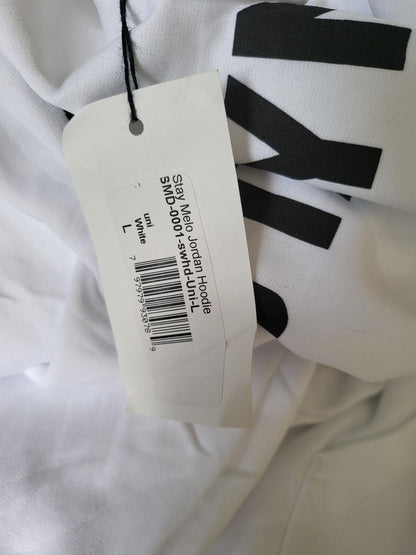 BNWT Jordan x Carmelo Anthony 'STAYME70' Hoodie - White - Men's Large
