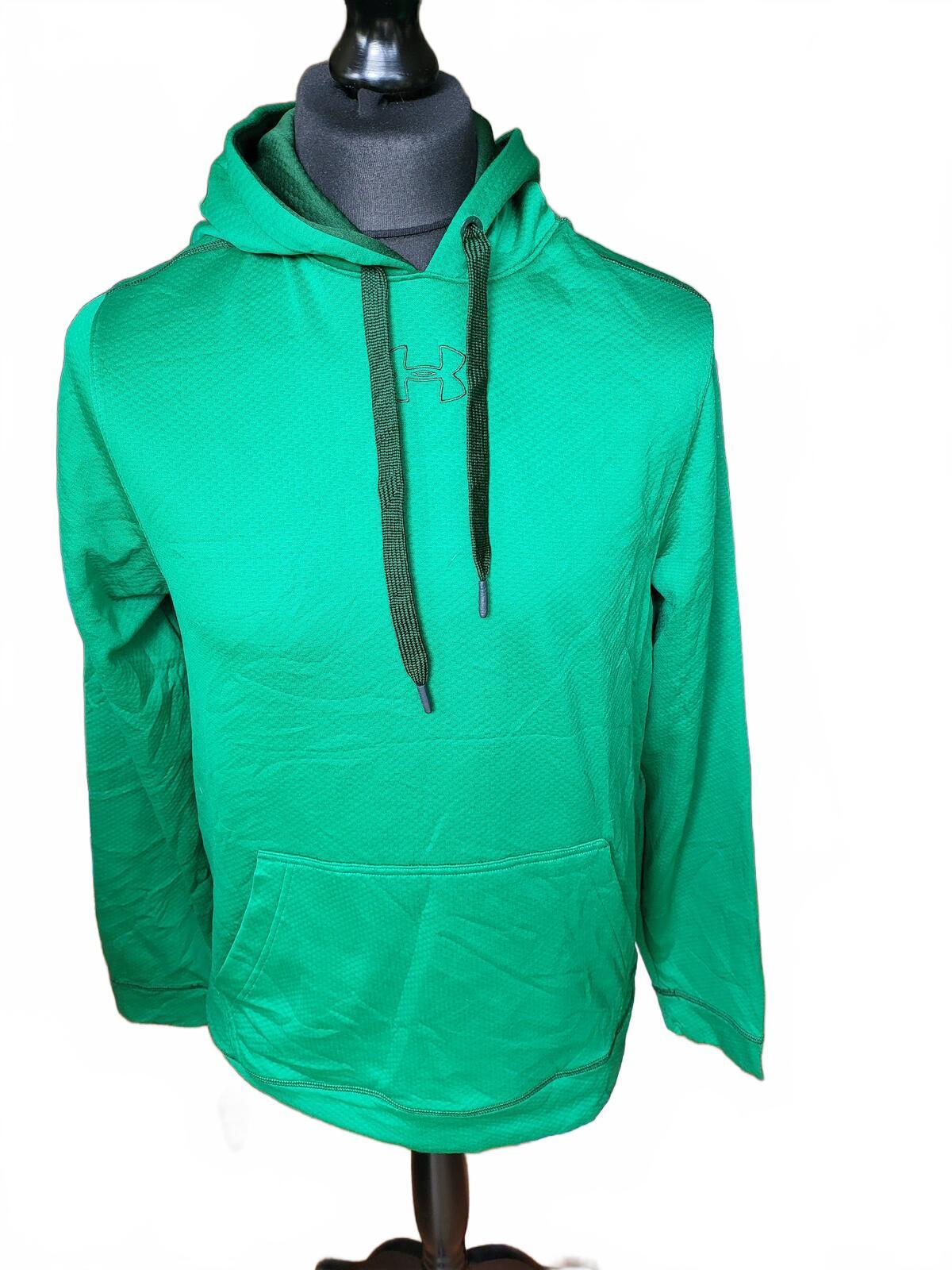 Under Armour Men’s Medium Green Armour Fleece Hoodie - Textured Training Top