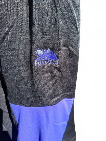adidas Golf PGA WEST 1/4 Zip Pullover - Men’s XXL - Purple & Charcoal Grey