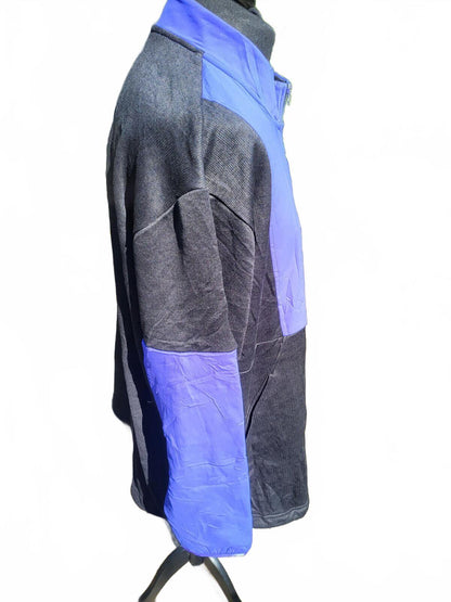 adidas Golf PGA WEST 1/4 Zip Pullover - Men’s XXL - Purple & Charcoal Grey
