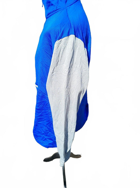 adidas 1/4 Zip Training Top - Blue & Grey - Men’s XXL - Front Zip Pocket