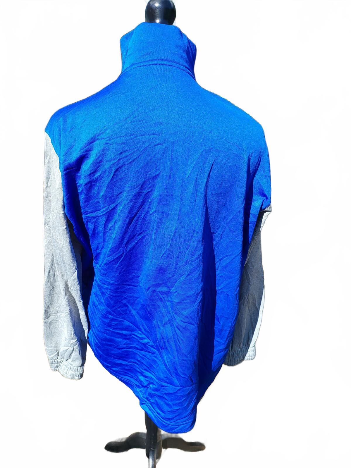 adidas 1/4 Zip Training Top - Blue & Grey - Men’s XXL - Front Zip Pocket