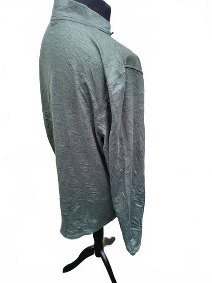 Puma Men’s XXL Olive Green 1/4 Zip Pullover - Training Top - Technical Fleece