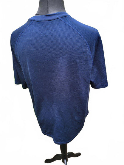 Starter Men’s XL Navy Blue Training T-Shirt - Textured Performance Tee
