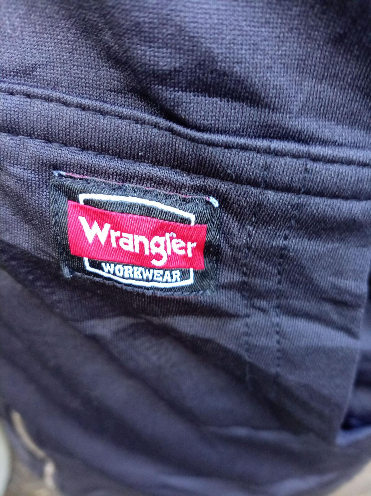 Wrangler Men’s Small Navy Blue Full-Zip Hoodie - Beautiful Condition - Workwear
