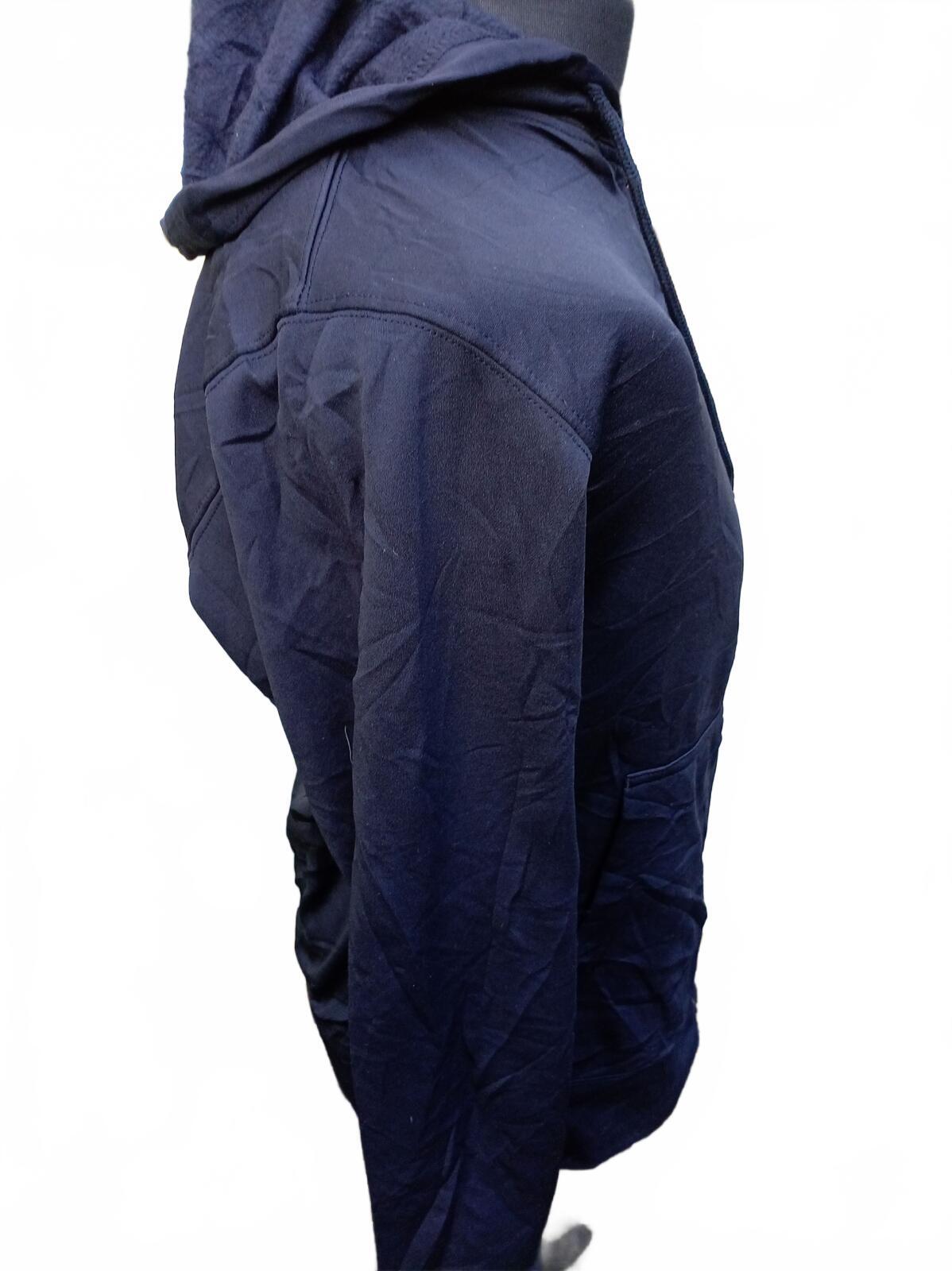 Wrangler Men’s Small Navy Blue Full-Zip Hoodie - Beautiful Condition - Workwear