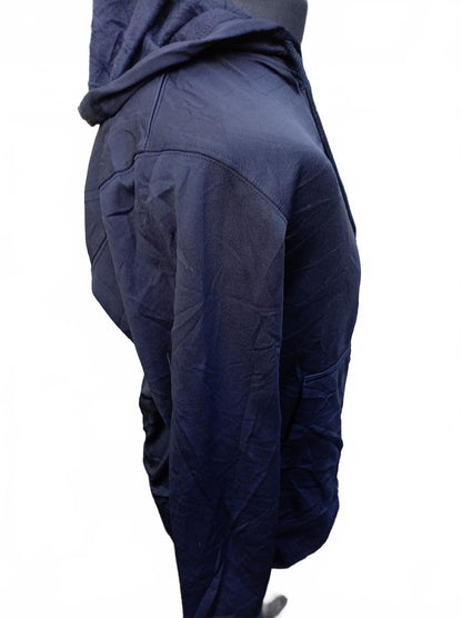Wrangler Men’s Small Navy Blue Full-Zip Hoodie - Beautiful Condition - Workwear