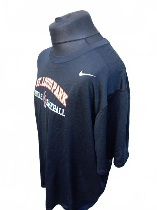 Nike XXL Black St. Louis Park Oriole Baseball T-Shirt - Great Condition