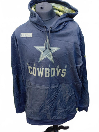 Nike NFL Dallas Cowboys Salute to Service Hoodie - Men’s 3XL - Navy/Camo