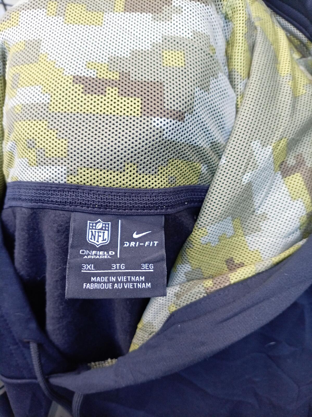 Nike NFL Dallas Cowboys Salute to Service Hoodie - Men’s 3XL - Navy/Camo