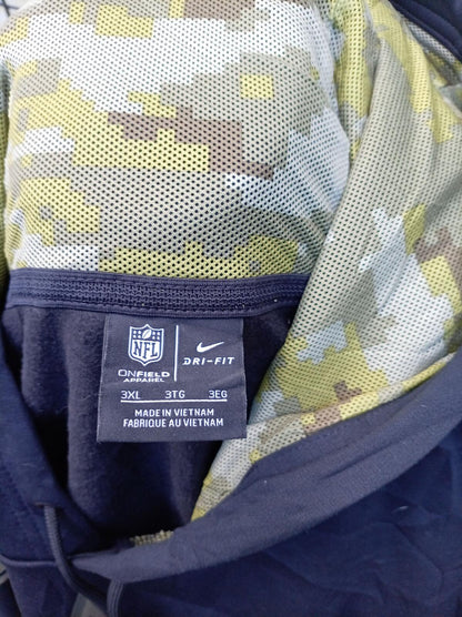 Nike NFL Dallas Cowboys Salute to Service Hoodie - Men’s 3XL - Navy/Camo