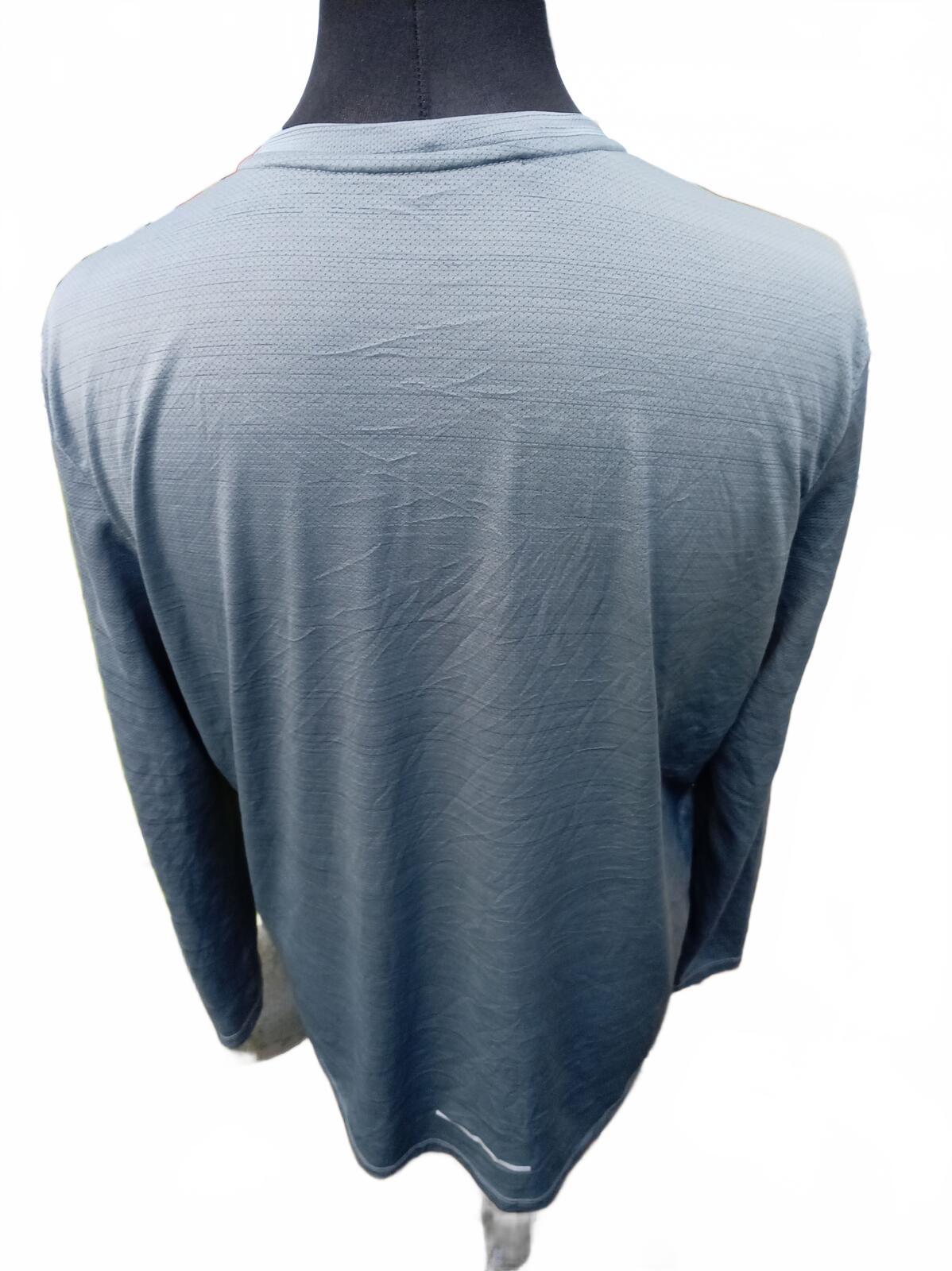 Nike Men’s XL Grey Long Sleeve Running Top - Training Base Layer