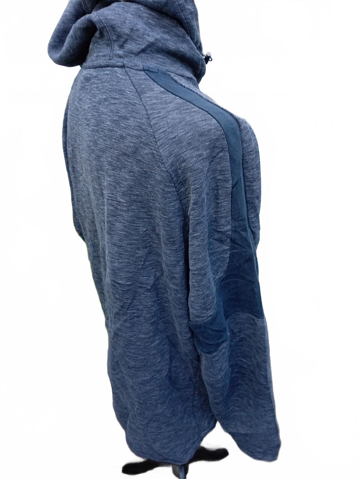 PUMA Men’s XXL Blue Space-Dye Hoodie - High Neck - Absolutely Great Condition