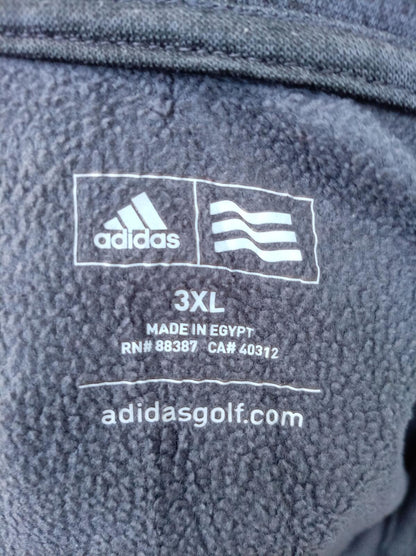 adidas Men’s 3XL 1/4 Zip Pullover - Charcoal Grey - Perfect Condition