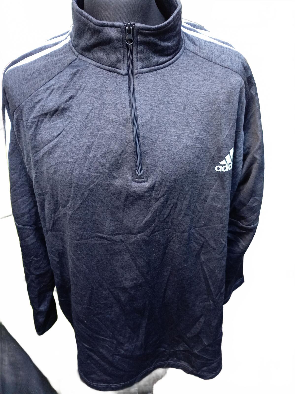 adidas Men’s 3XL 1/4 Zip Pullover - Charcoal Grey - Perfect Condition