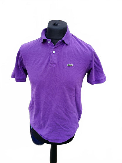 Lacoste Men’s Size 5 (Large) Purple Polo Shirt - No Marks
