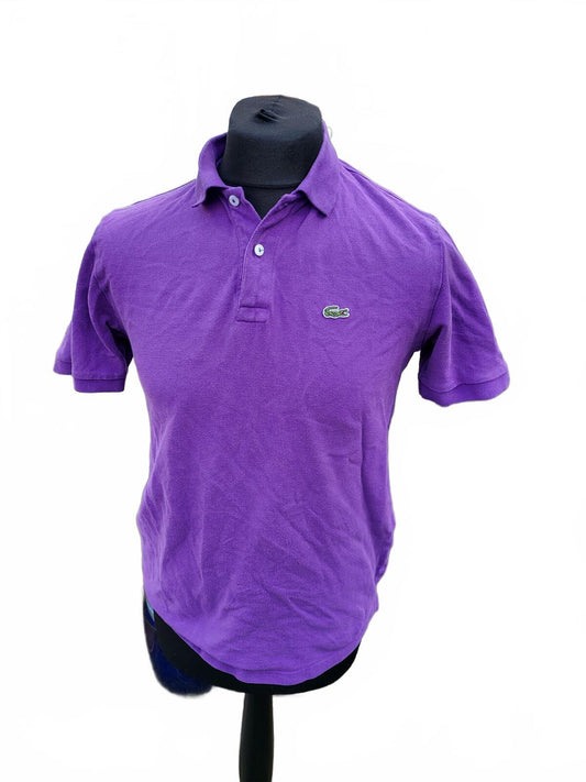 Lacoste Men’s Size 5 (Large) Purple Polo Shirt - No Marks