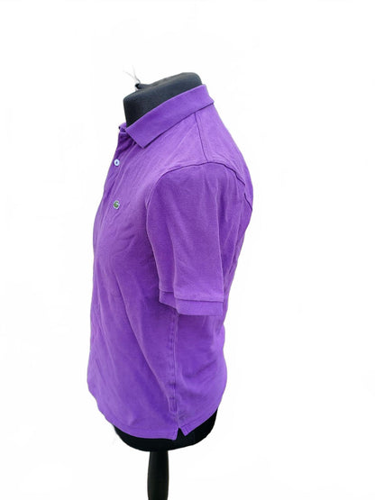 Lacoste Men’s Size 5 (Large) Purple Polo Shirt - No Marks