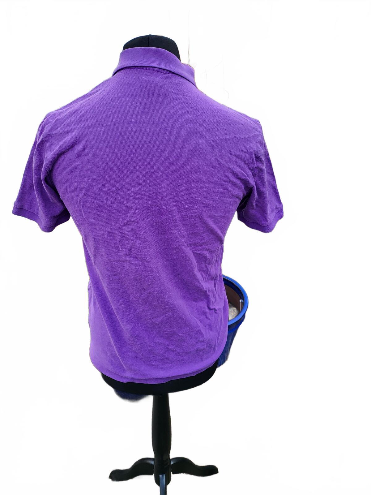 Lacoste Men’s Size 5 (Large) Purple Polo Shirt - No Marks