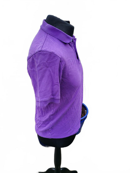Lacoste Men’s Size 5 (Large) Purple Polo Shirt - No Marks