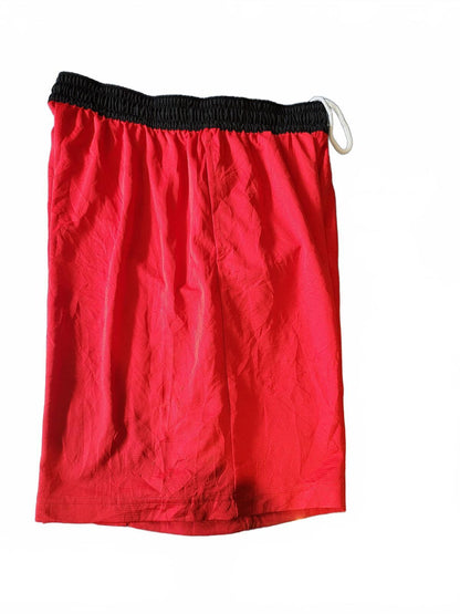 Nike HBR Big Swoosh Basketball Shorts - Red/Black - XL