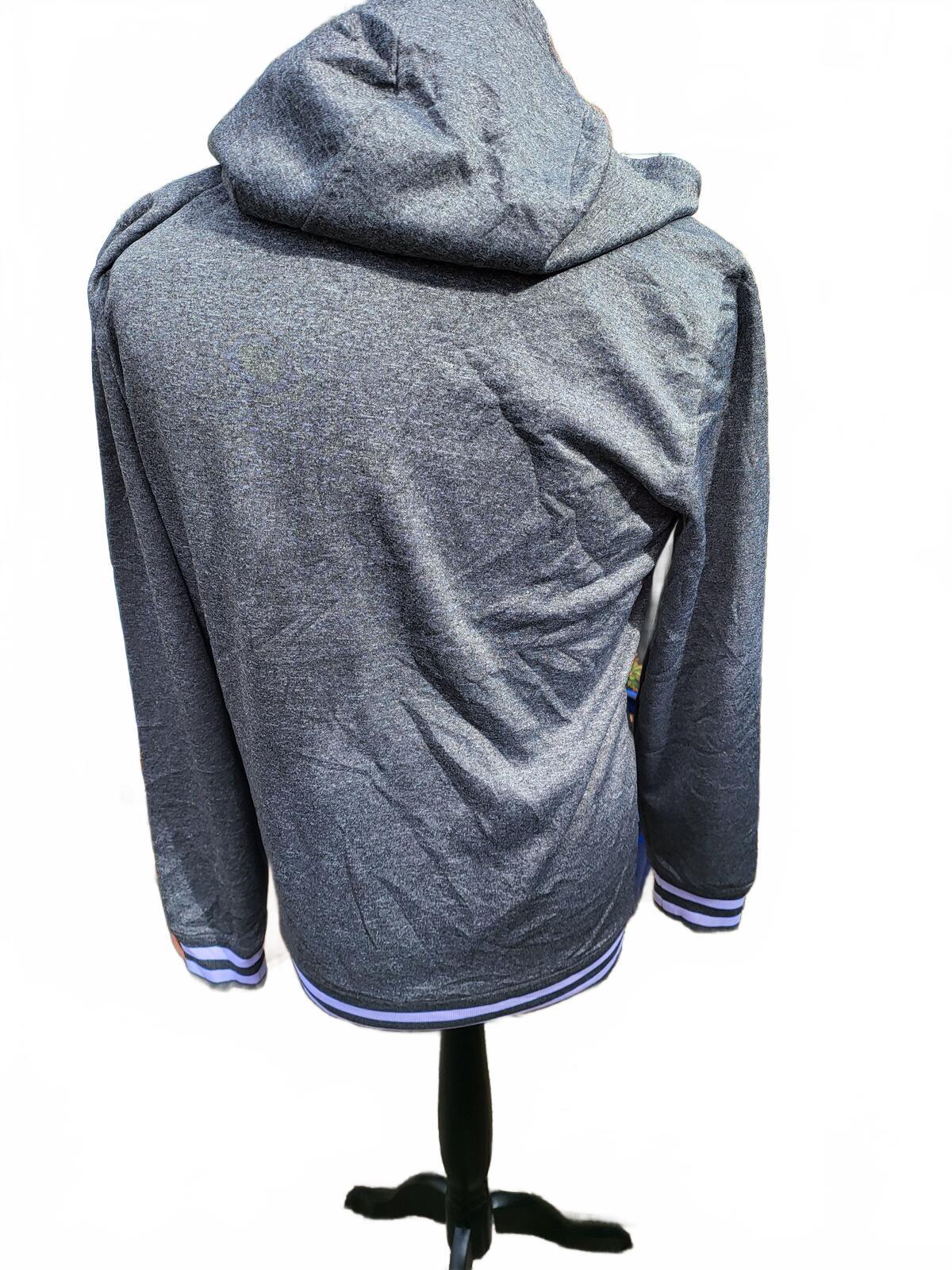 Ultra Game NBA Milwaukee Bucks Hoodie - Grey/Purple - Medium