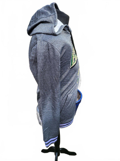 Ultra Game NBA Milwaukee Bucks Hoodie - Grey/Purple - Medium