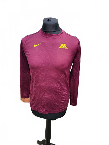 Nike Minnesota Golden Gophers Long Sleeve Top - Maroon - Small