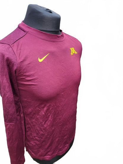 Nike Minnesota Golden Gophers Long Sleeve Top - Maroon - Small