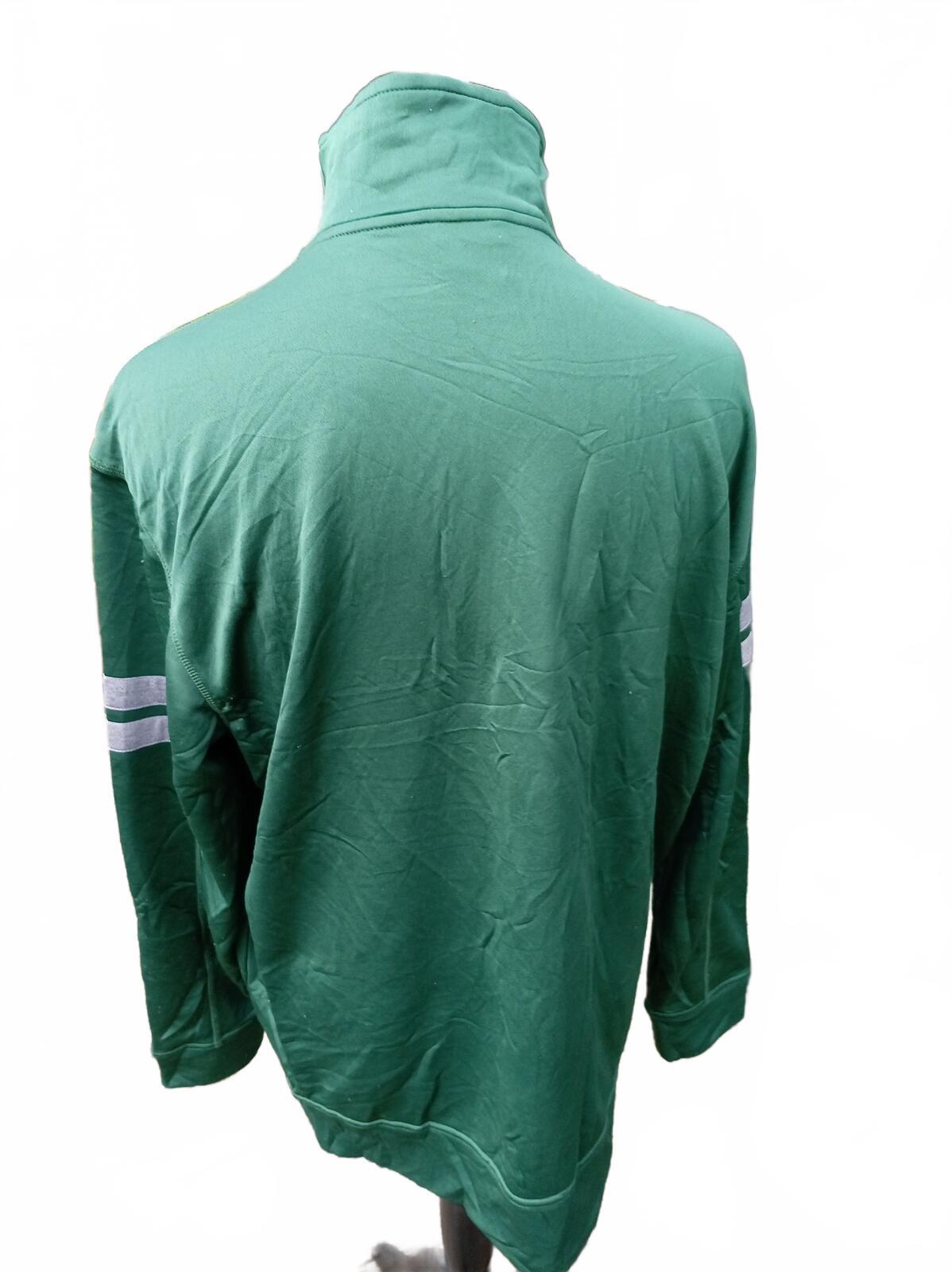 Green Bay Packers NFL Team Apparel Quarter-Zip Jacket - Size XL - Vintage Style