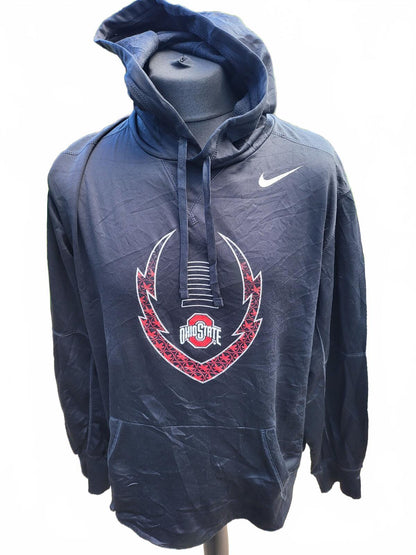 Nike Ohio State Buckeyes Therma-FIT Hoodie - Men’s Size XL - Navy Blue