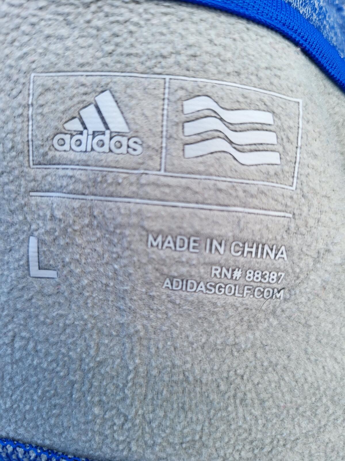 adidas Golf Performance Hoodie - Navy Blue - Large - Techwear Style