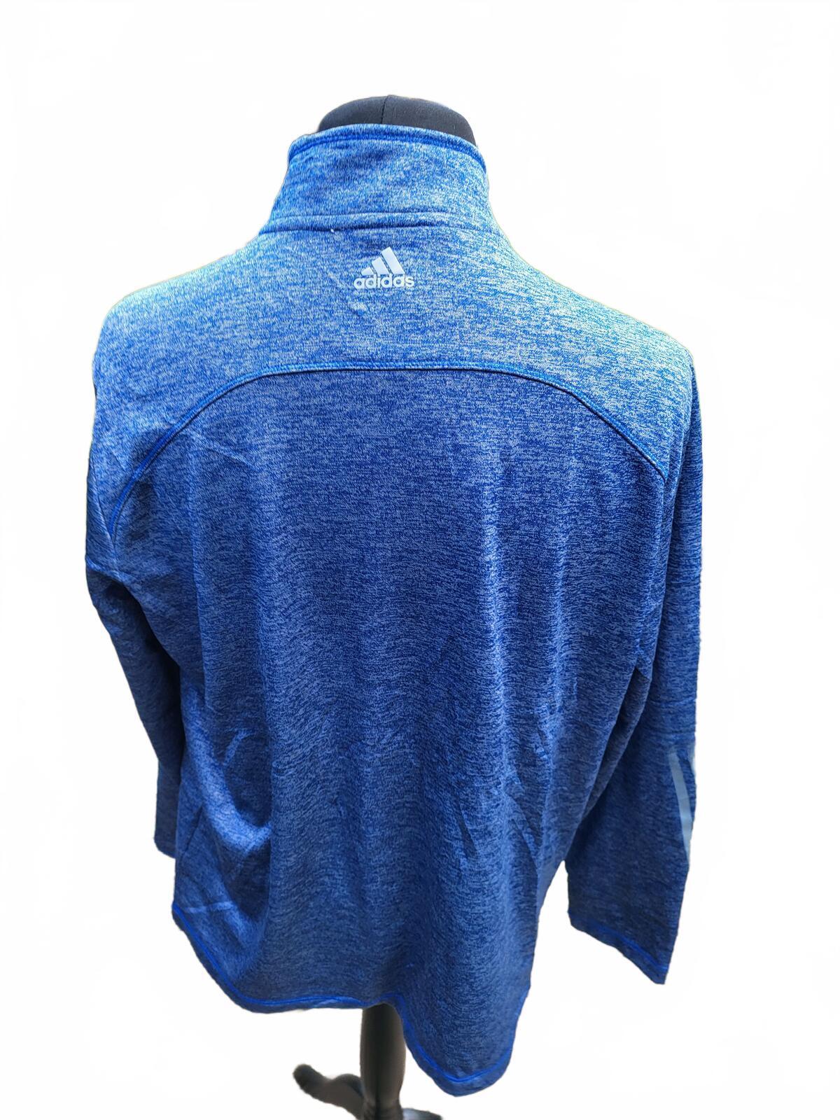 adidas Golf Performance Hoodie - Navy Blue - Large - Techwear Style