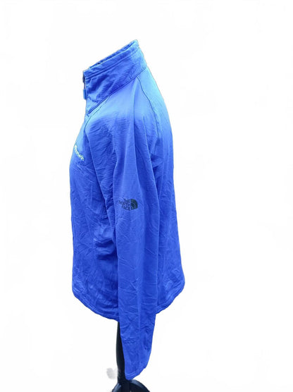 The North Face Men's Large 1/4 Zip - Blue - ACI Worldwide Logo - Excellent