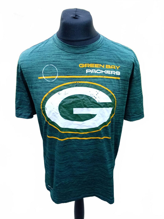 Nike Green Bay Packers NFL Dri-FIT T-Shirt - Men's Large - Green Marl