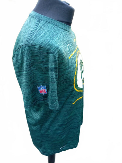 Nike Green Bay Packers NFL Dri-FIT T-Shirt - Men's Large - Green Marl