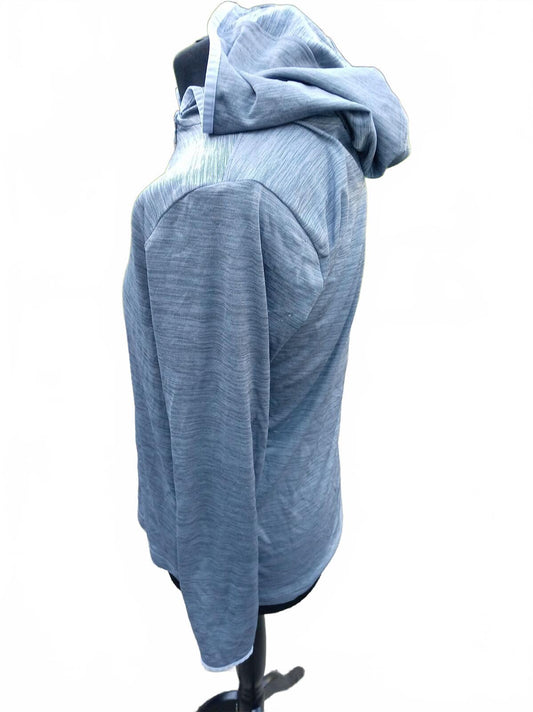 Boys Under Armour YXL 1/4 Zip Hoodie - Grey HeatGear - Age 14-16