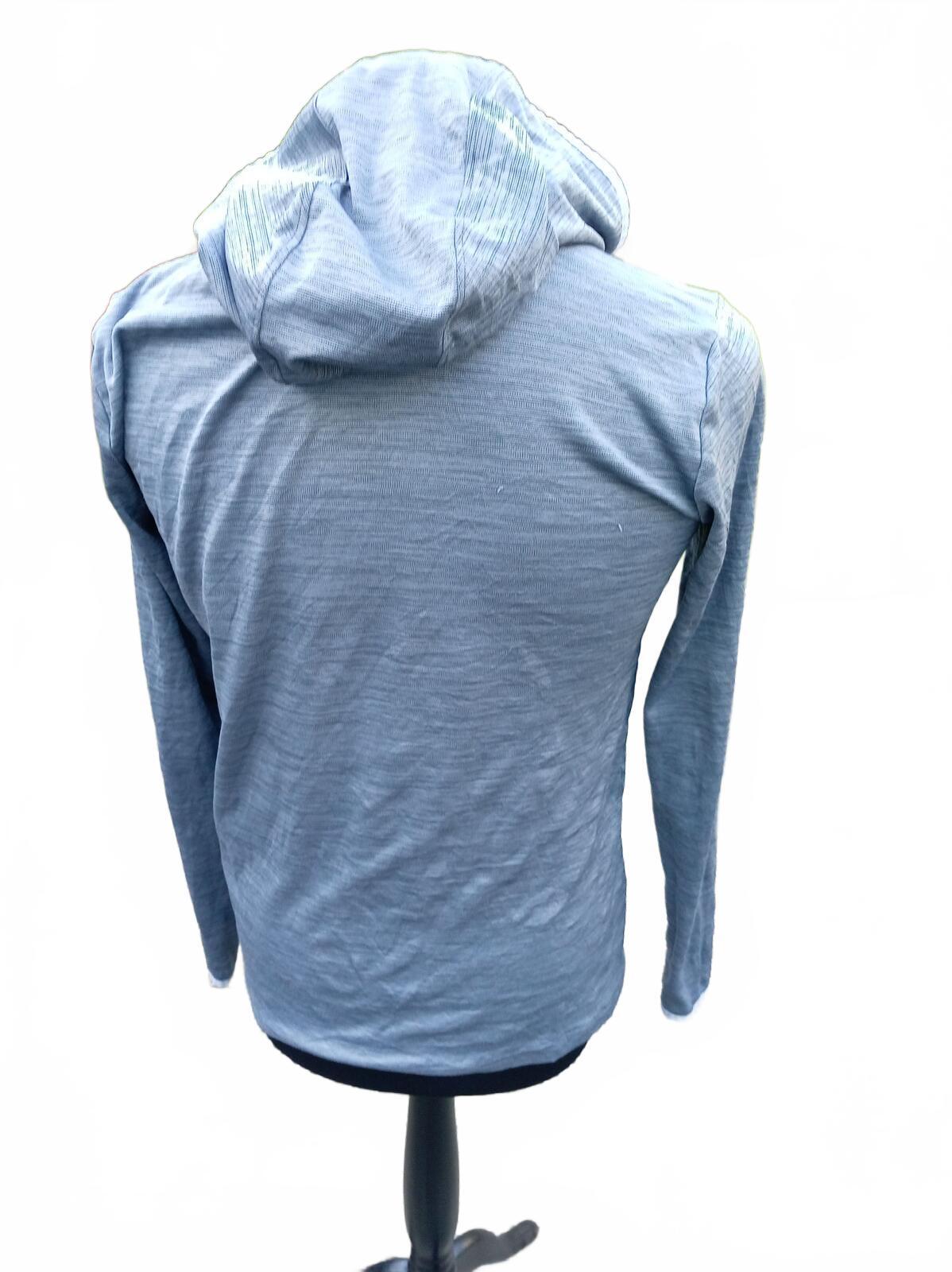 Boys Under Armour YXL 1/4 Zip Hoodie - Grey HeatGear - Age 14-16