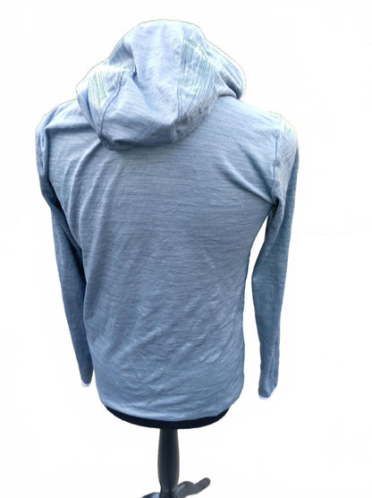 Boys Under Armour YXL 1/4 Zip Hoodie - Grey HeatGear - Age 14-16