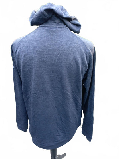 Puma Men's XL Full Zip Hoodie - Dark Grey Marl - US Car / BuyPower Logo
