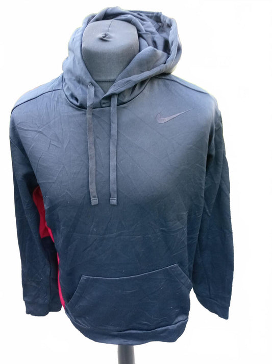 Nike Men's Large Therma-FIT Hoodie - Black & Pink - Great Condition