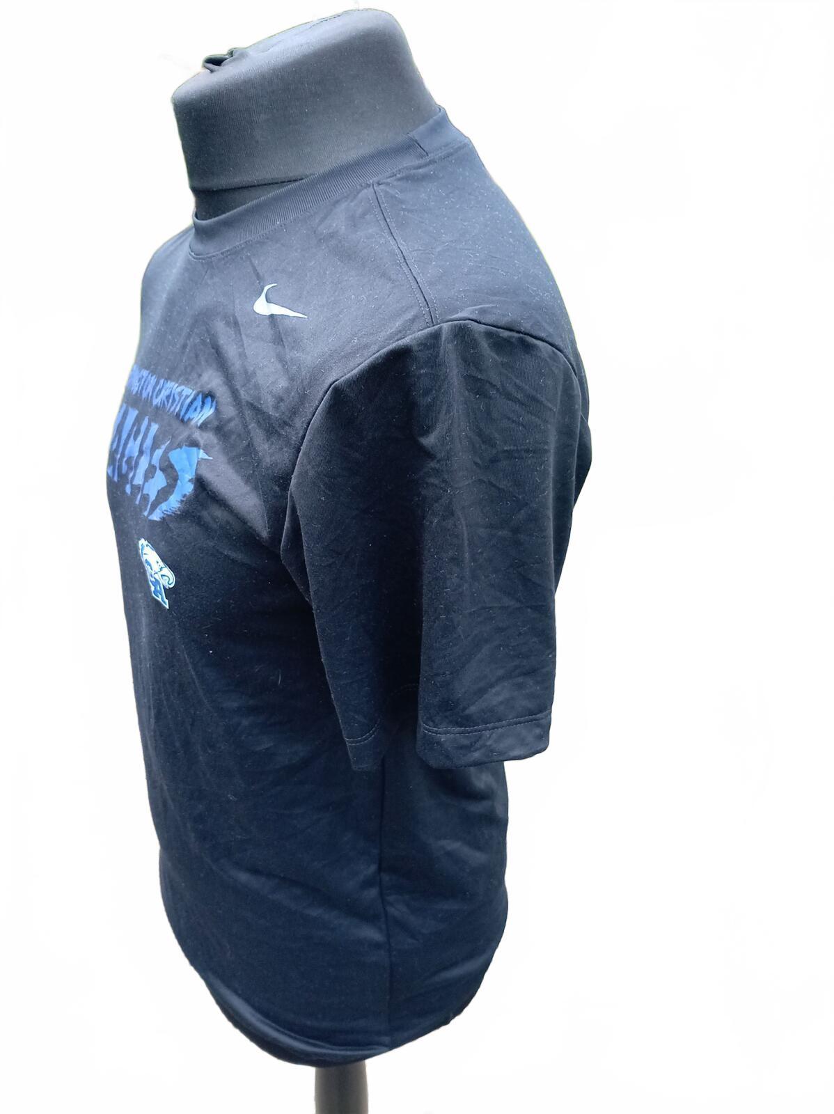 Nike Men's Small T-Shirt - Lexington Christian Eagles - Black & Blue Gym Tee