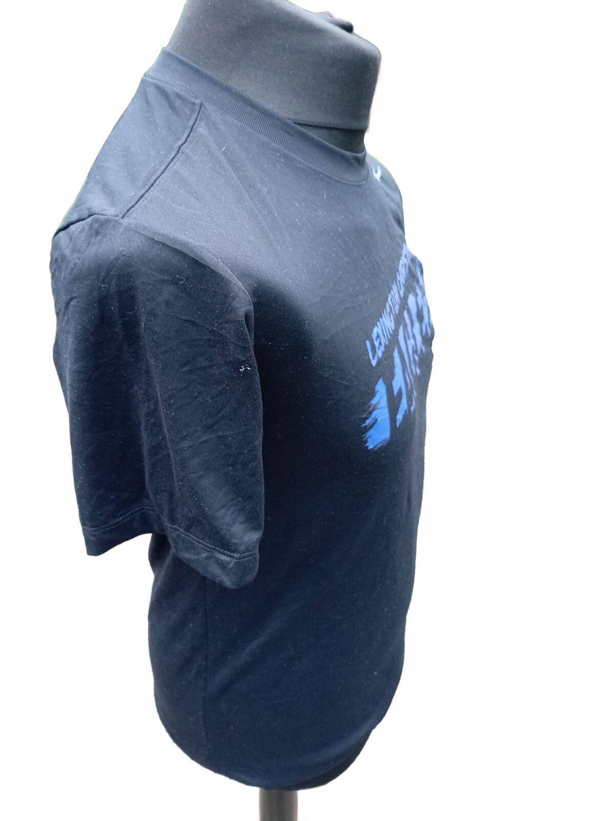 Nike Men's Small T-Shirt - Lexington Christian Eagles - Black & Blue Gym Tee